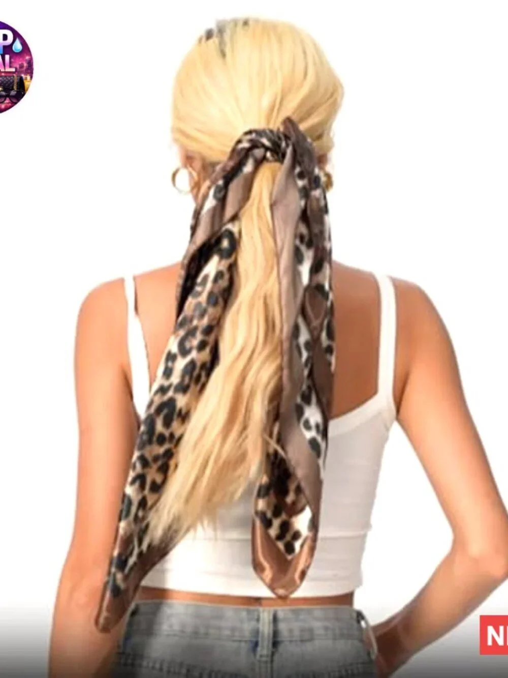 Polyester Silk Blend Head Scarf Multifunctional Square Scarf 35 Inches